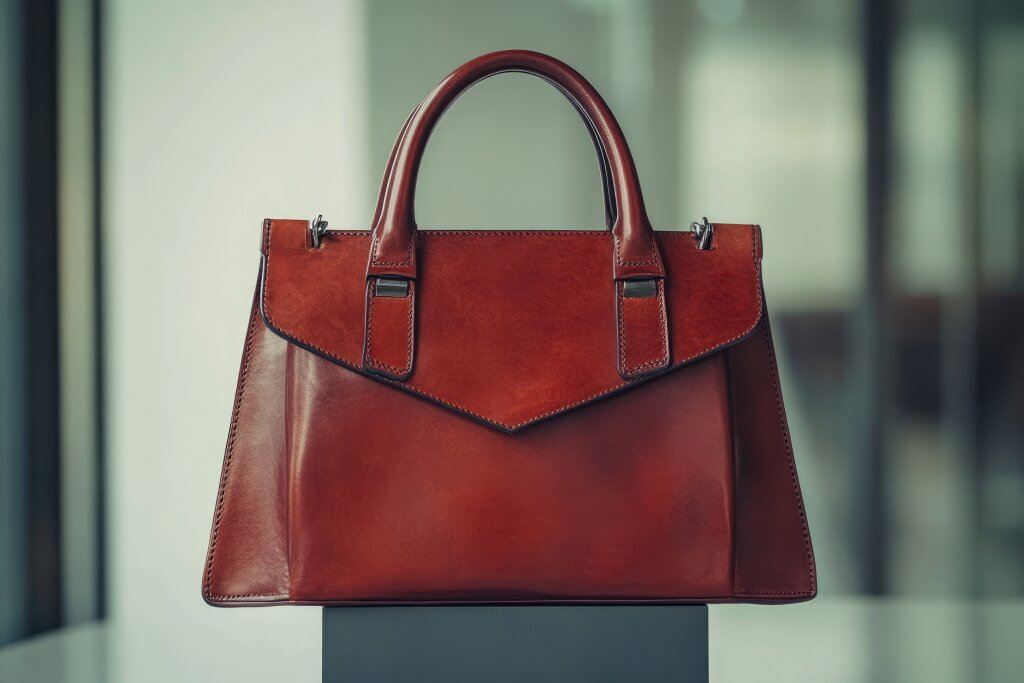 Luxuriöse Ledertasche