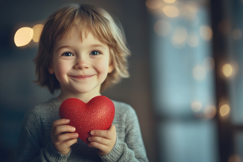Zeichen der Liebe – Kinder Valentinstag