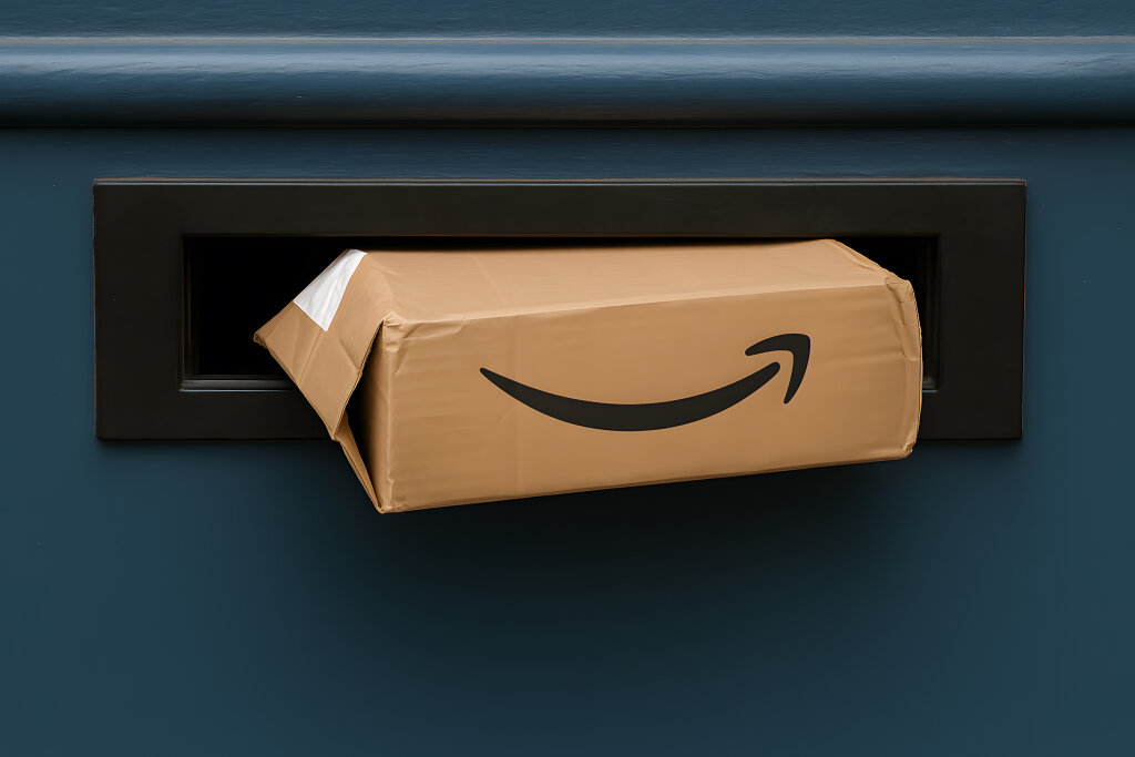 Amazon Prime Day: Paket verbeult im Briefkastenschlitz eingeklemmt