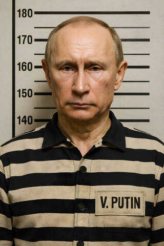 Sträflingsfoto: Putin im Gefängnis