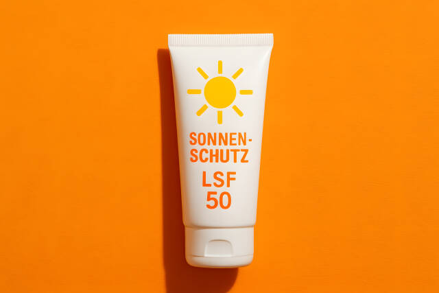 Sonnencreme LSF 50 hoher UV-Schutz
