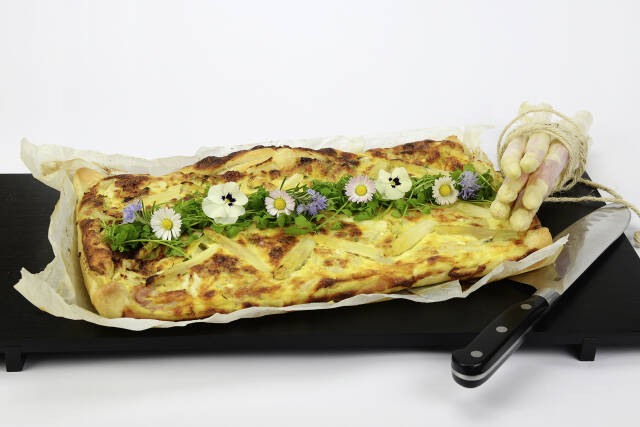 Spargel-Quiche