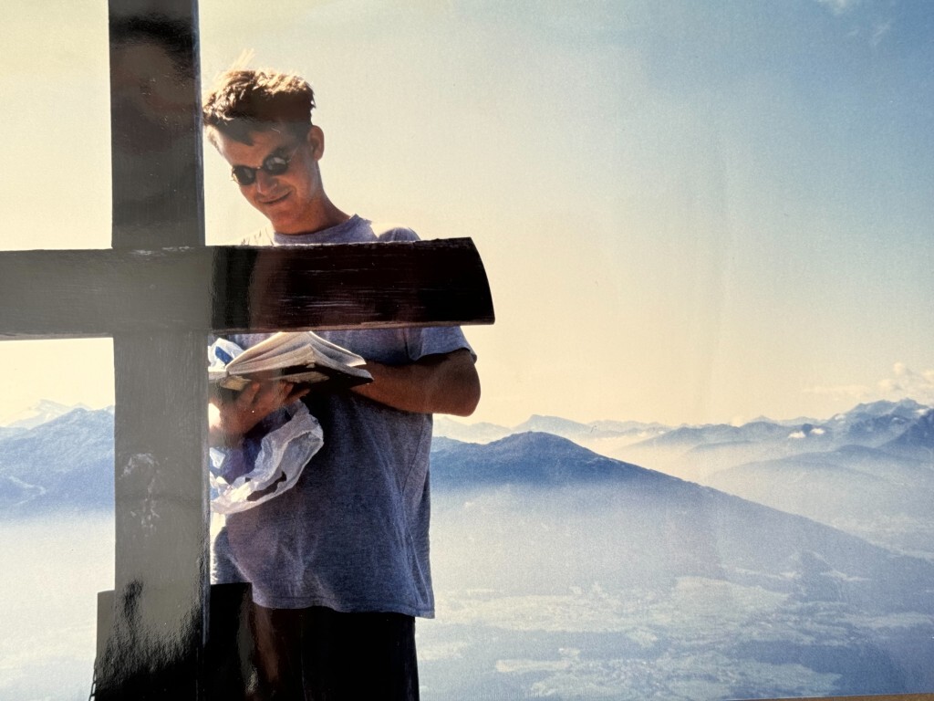 Eintrag im Gipfelbuch