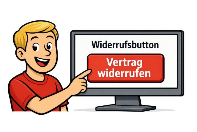 Widerspruchsbutton für Verträge