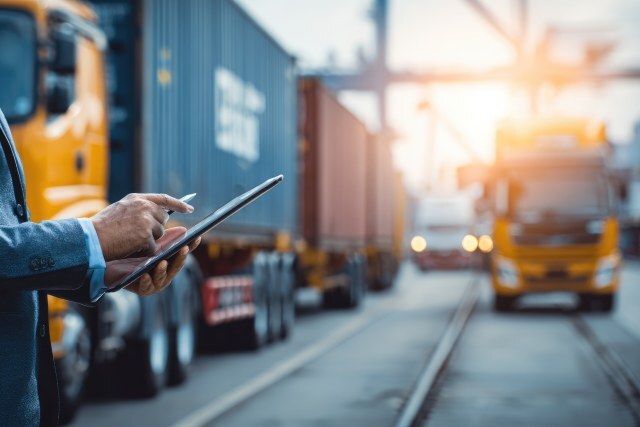 Tablet in der Logistik