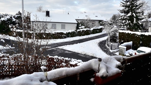 Winterlandschaft mit Schnee