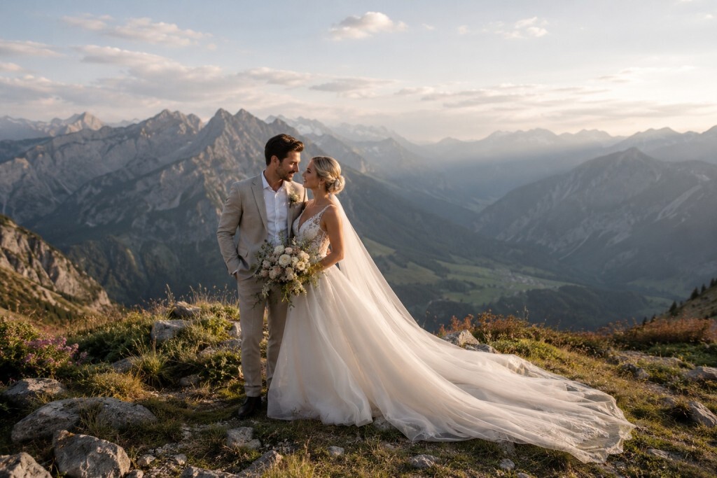 Hochzeit in den Bergen