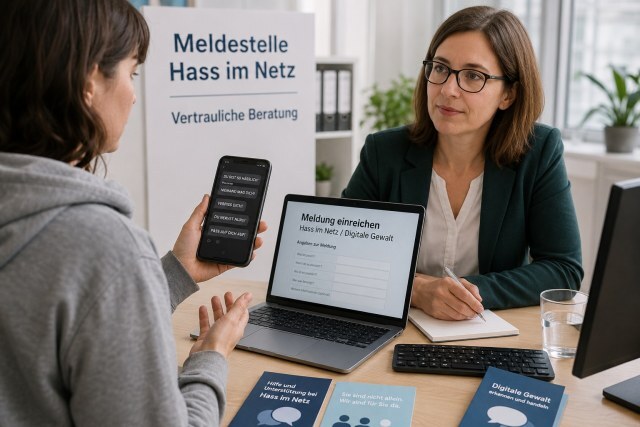 Beratung zu Hass im Netz