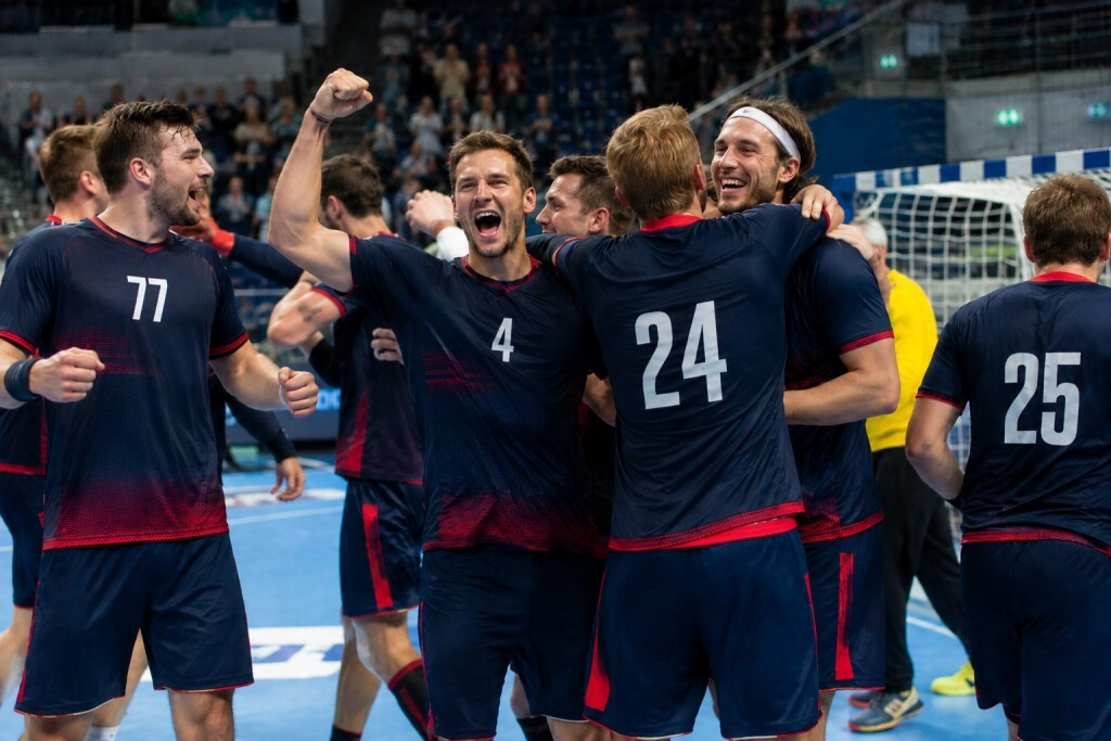 Handballfeier im Team