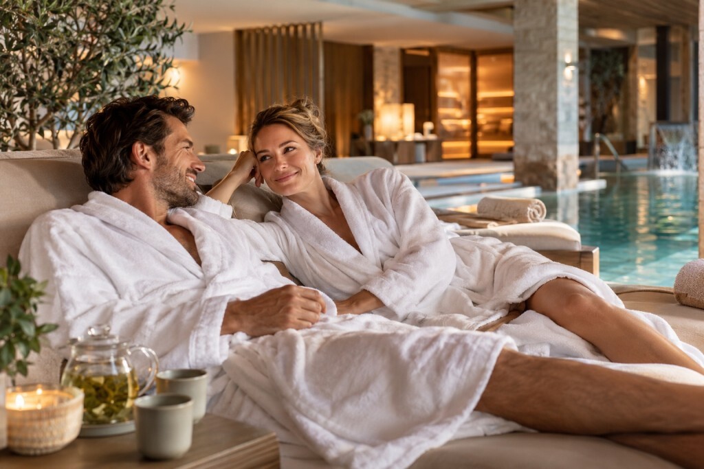 Entspannung im Wellnessbereich