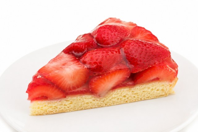 Erdbeerkuchen Stück